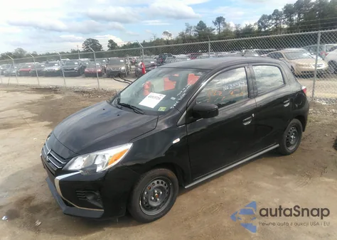 2024 Mitsubishi Mirage Es/Le z USA, uszkodzony, nr VIN ML32AUHJ3RH019525